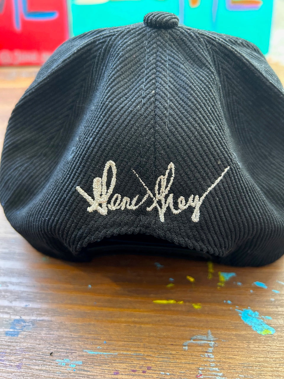 ILOVEME CORDUROY HAT (BLACK)