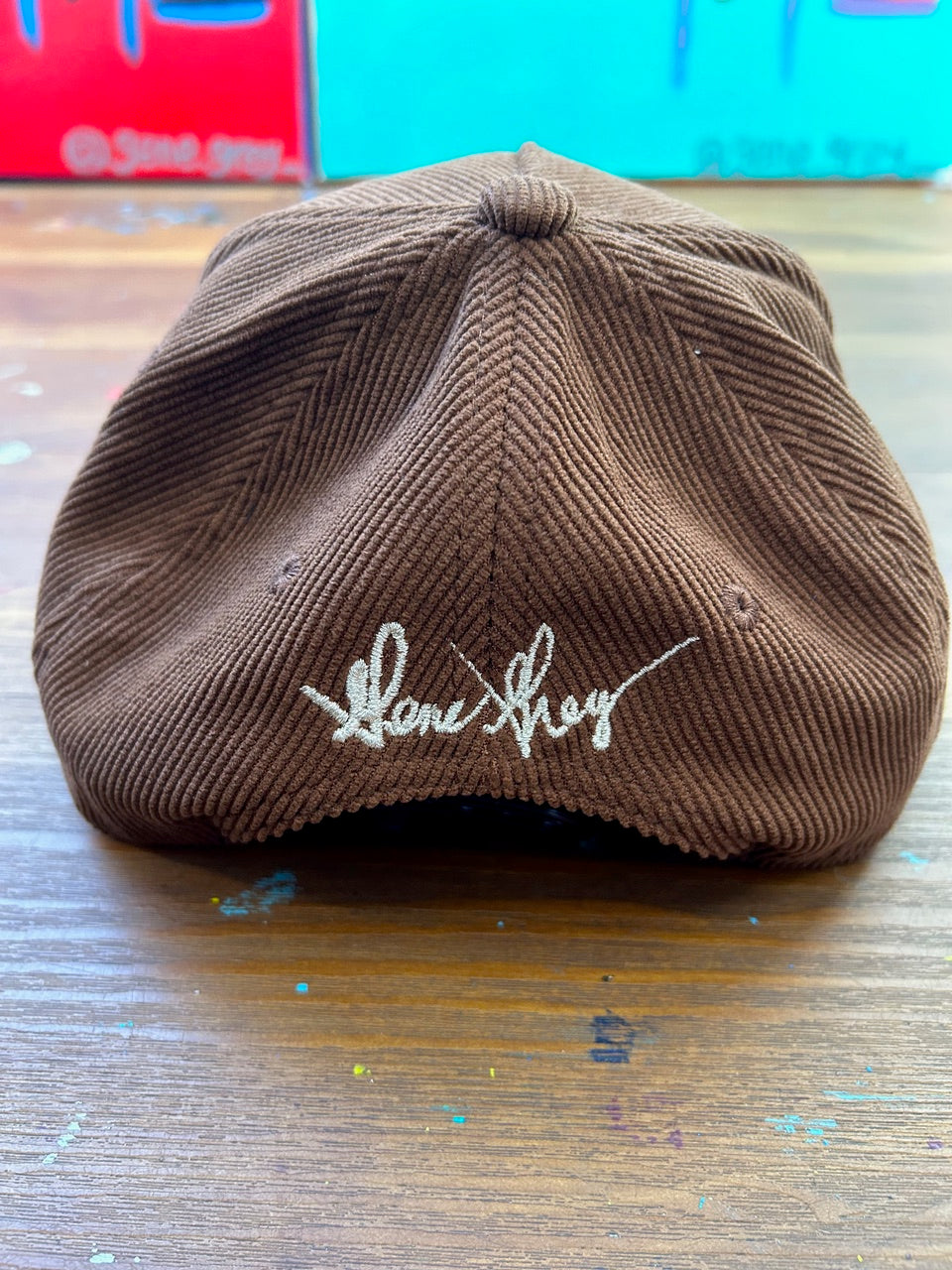 ILOVEME CORDUROY HAT (BROWN)