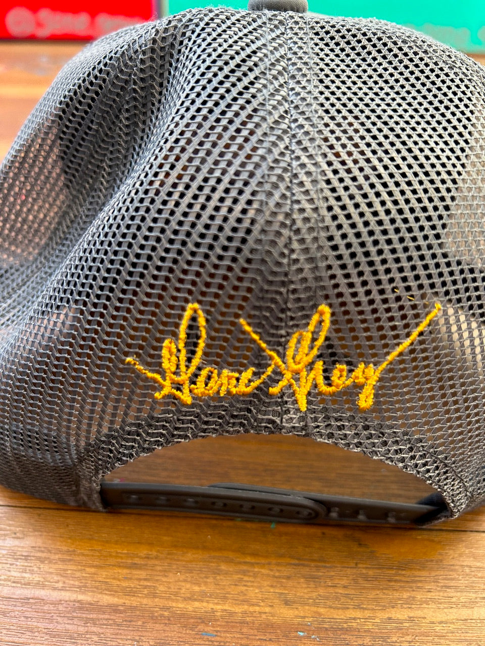 ILOVEME TRUCKER HAT PATCH (LIGHT GREY)