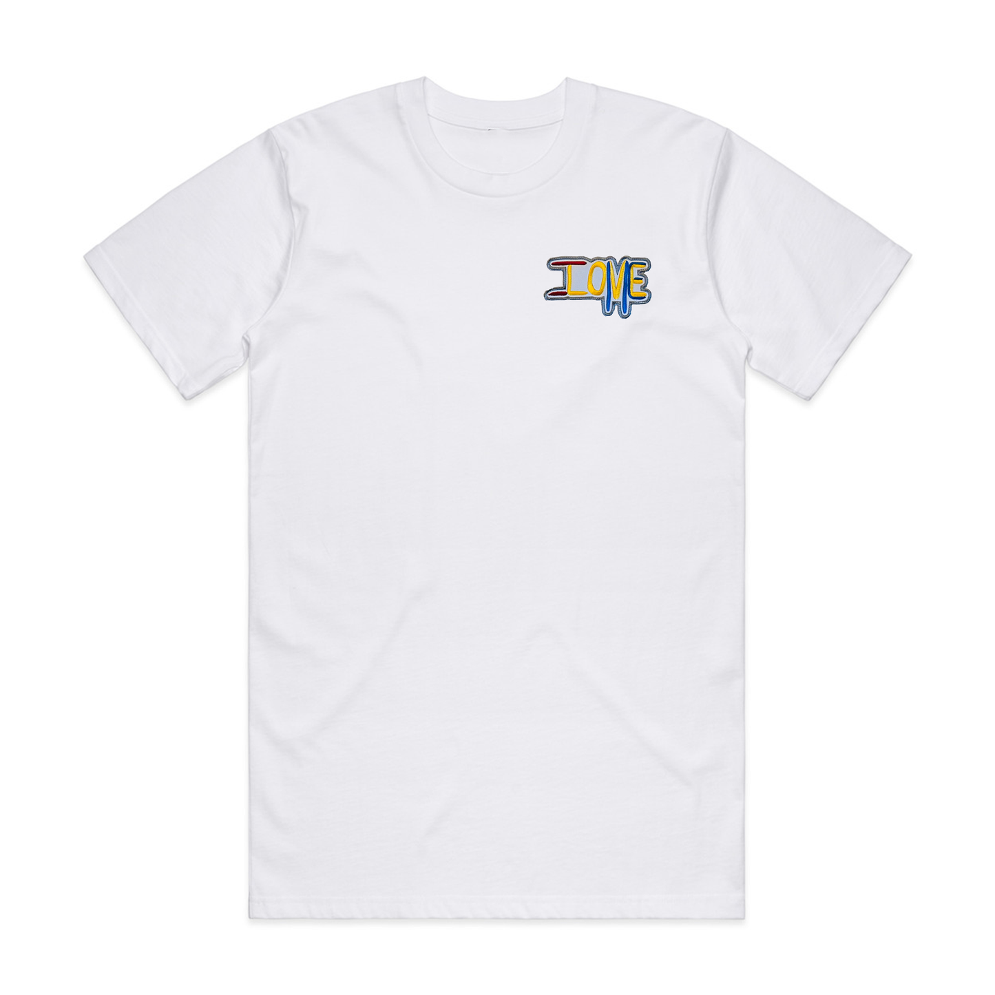 ILOVEME EMBROIDERED T-SHIRT (WHITE)