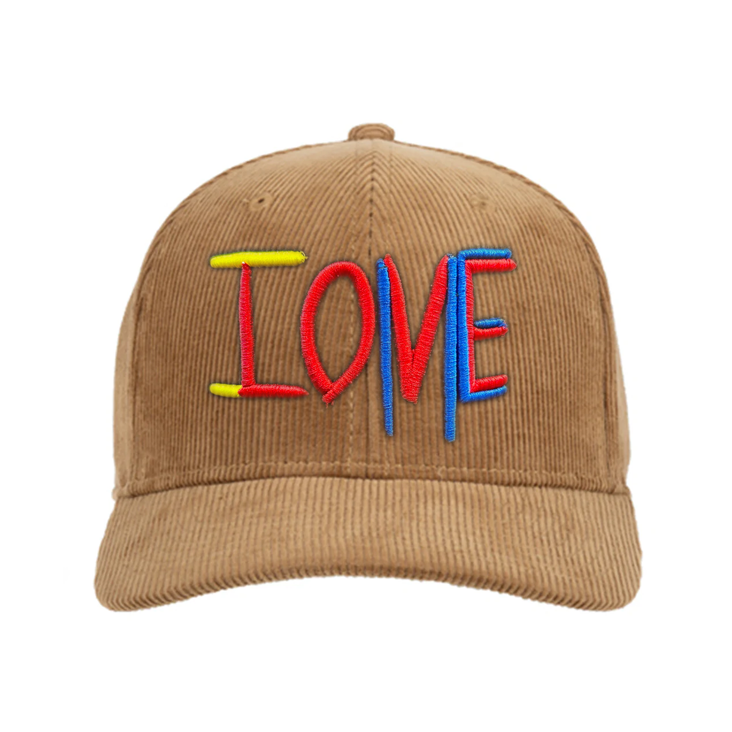 ILOVEME CORDUROY HAT (LIGHT BROWN)