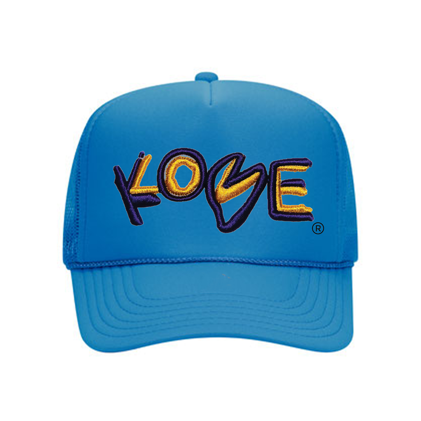 KOBE LOVE/LOVE KOBE FOAM TRUCKER (LIGHT BLUE)