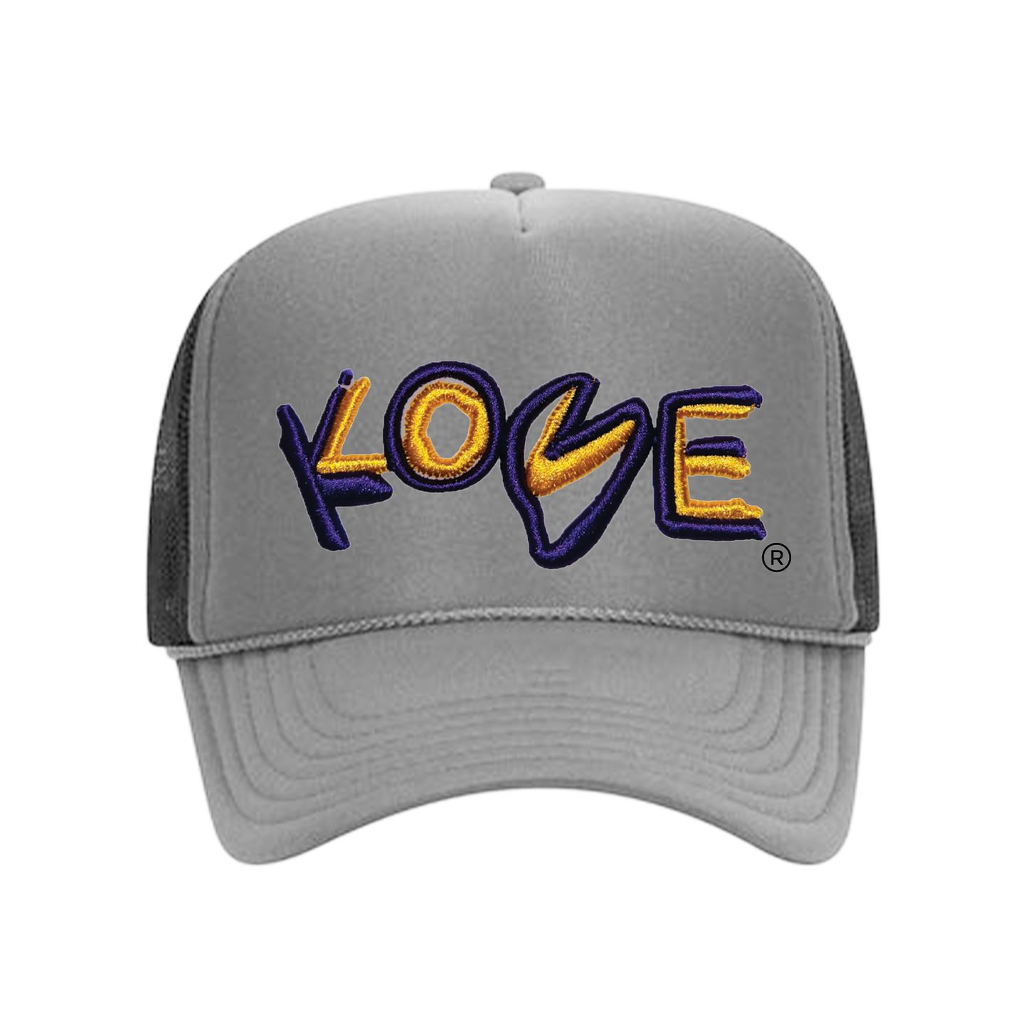 KOBE LOVE/LOVE KOBE FOAM TRUCKER (LIGHT GREY)