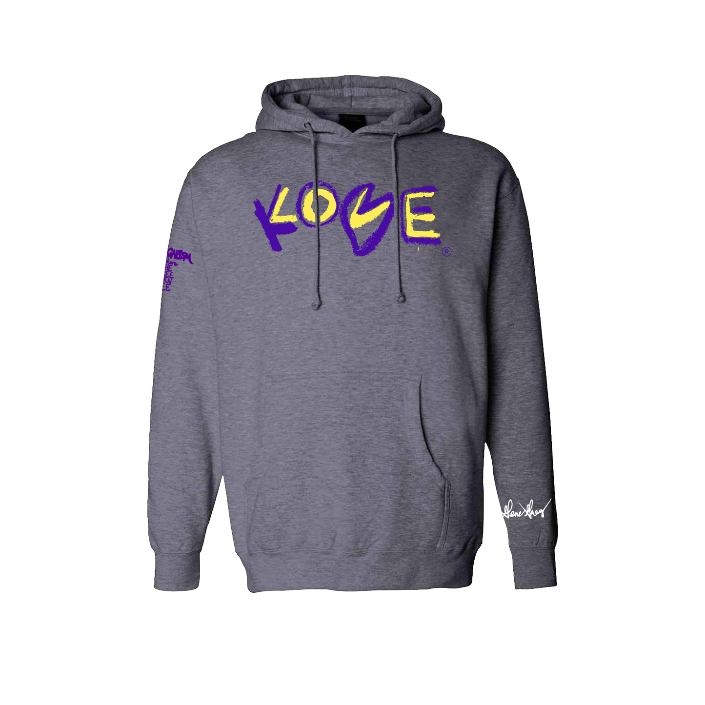 KOBE LOVE/LOVEKOBE HOODIE (GREY)