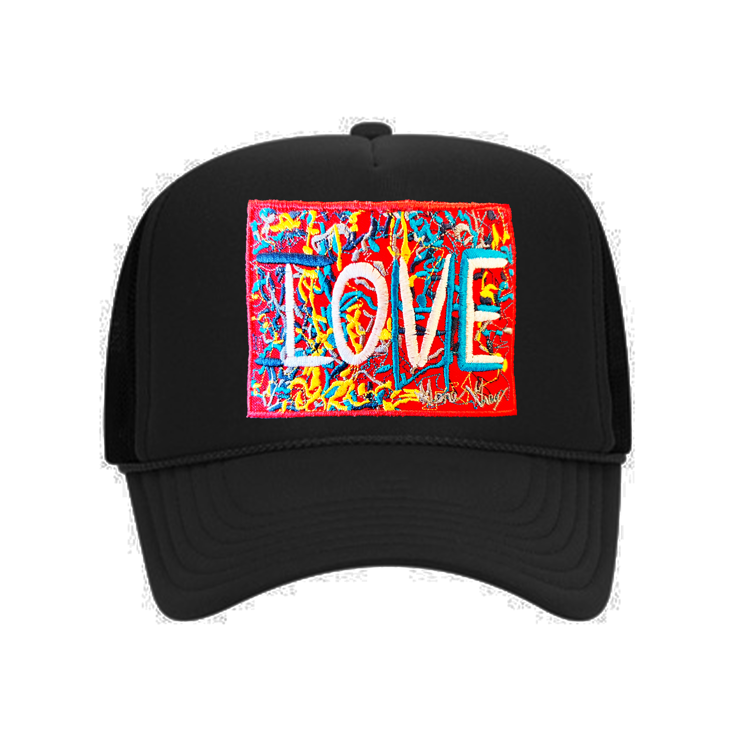 ILOVEME TRUCKER HAT PATCH (BLACK)