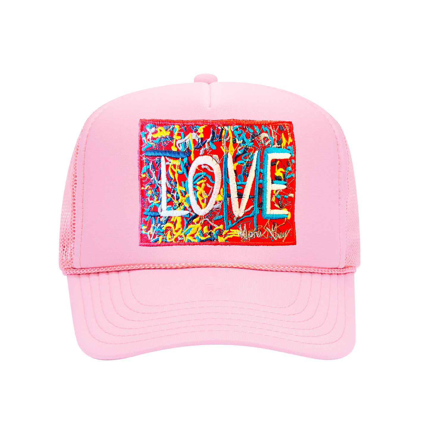 ILOVEME TRUCKER HAT PATCH (PINK)