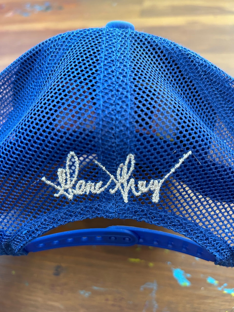 ILOVEME TRUCKER HAT PATCH (LIGHT BLUE)